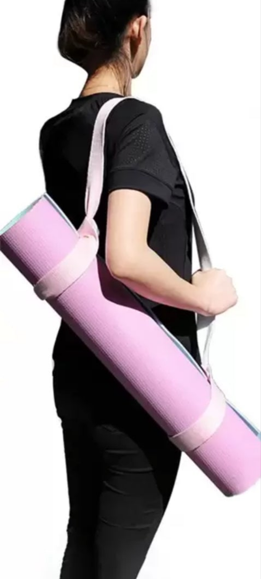 1pc Yoga Mat Carrying Strap, Portable Yoga Mat Binding Strap, Stretch Band %100 polyester