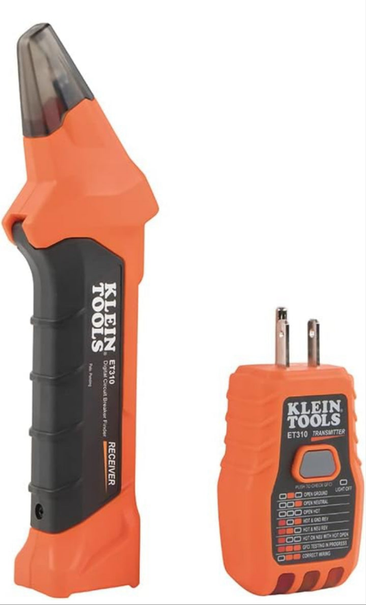 Klein Tools 80016 Circuit Breaker Finder Tool Kit with Accessories, 2-Piece Set, Includes Cat. No. ET310 and Cat.