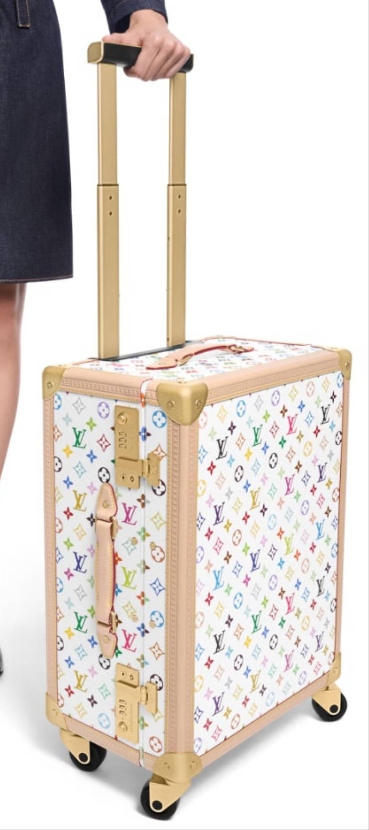 Louis Vuitton x Takashi Murakami Rolling Trunk
White Multicolored