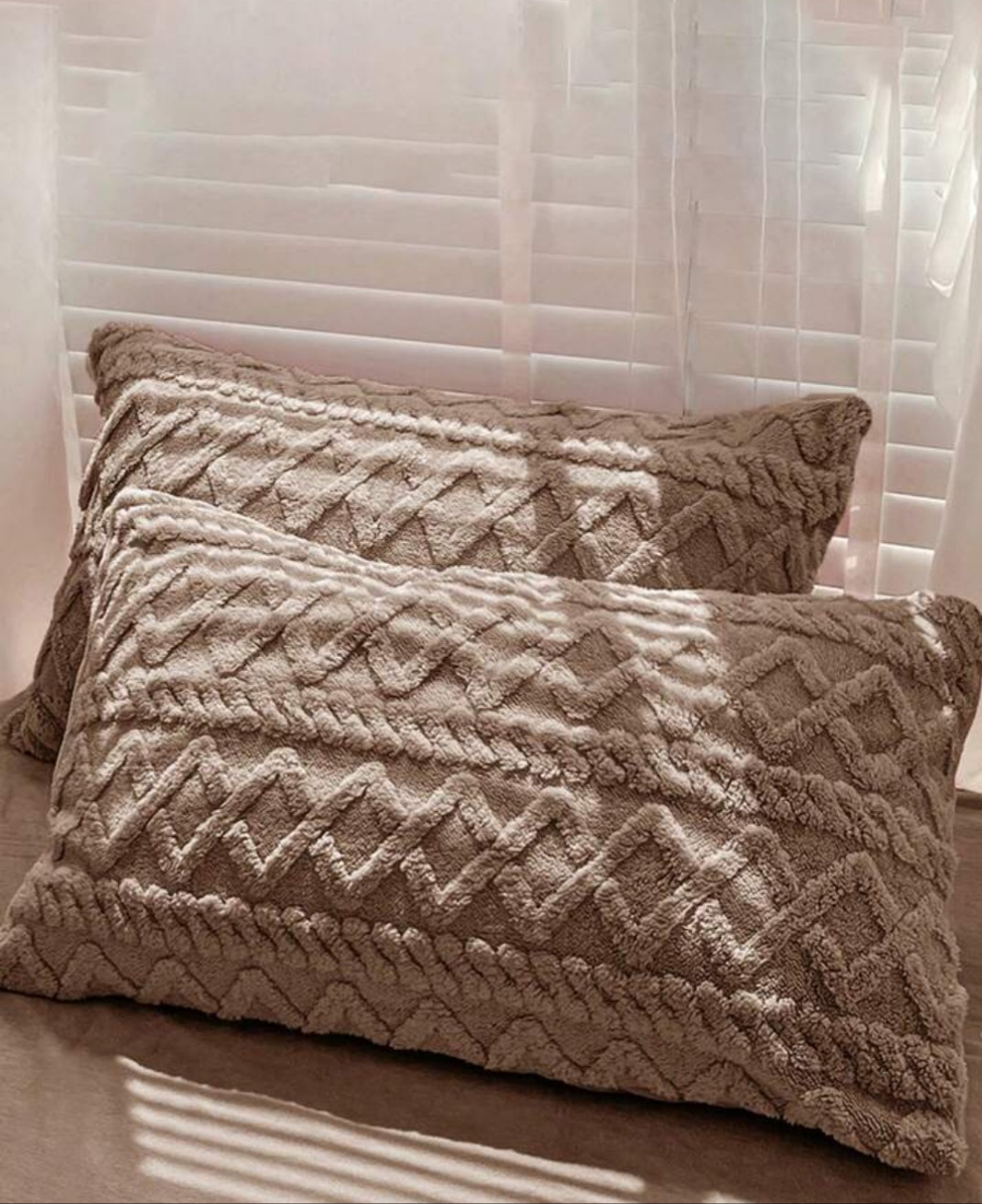 3pcs Deep Plush Crystal Velvet Cozy And Soft Duvet Cover Set, Suitable For Bedroom, Guest Room 1 set of 3