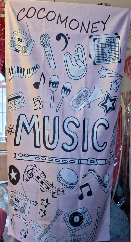 COCOMONEY MUSIC TOWEL