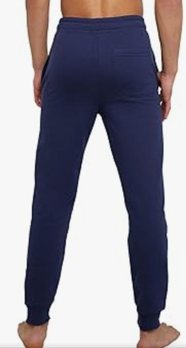 Jogger Sweatpants, Men's Midweight Fleece Lounge Pants,