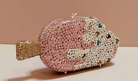 COCOMONEY Miss Icy Clutch Evening Bag