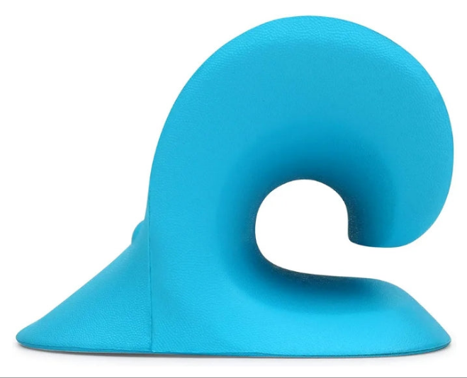 Neck and Shoulder Relaxer, Cervical Traction Device for TMJ Pain Relief and Cervical Spine Alignment, Chiropractic Pillow Neck Stretcher