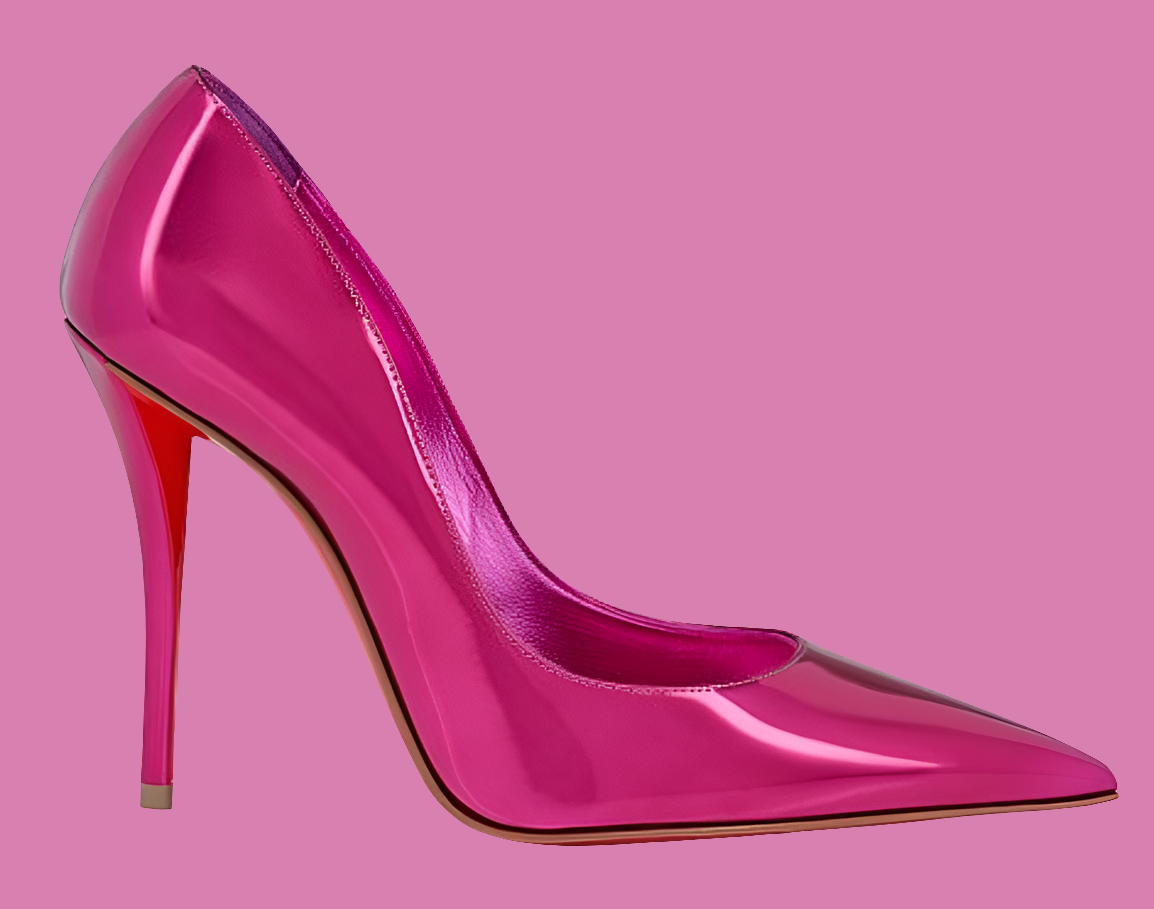 Christian Louboutin Miss Z 100mm Pump
Billy Laminated Calf Leather