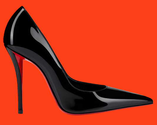 Christian Louboutin Miss Z 100mm Pump
Black Patent Calf Leather