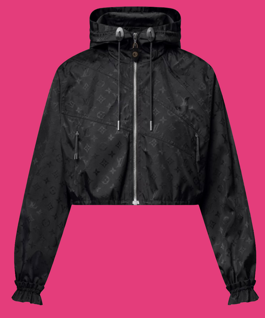 Louis Vuitton Cropped Monogram Windbreaker