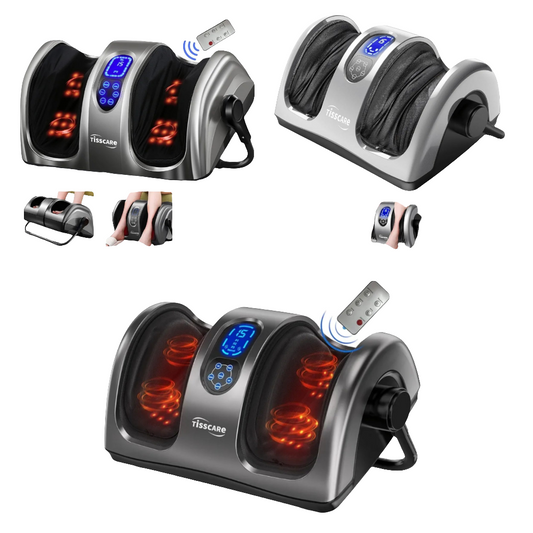 Foot Massager with Heat: Foot Massager Machine for Neuropathy, Plantar Fasciitis and Pain Relief-Massage Leg, Calf, Ankle with Heat Therapy, Christmas Gift for Mom and Dad