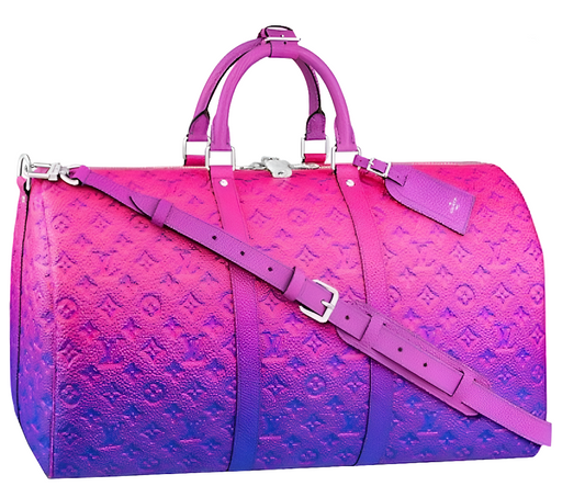 Louis Vuitton Keepall 50B
Taurillon Illusion Blue/Pink
