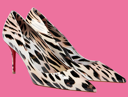 Christian Louboutin Miss Z 100mm Pump
Black Patent Calf Leather