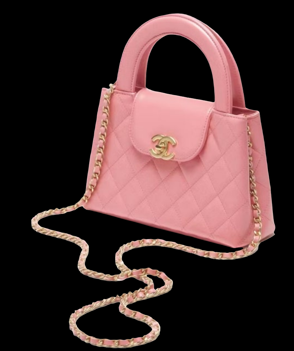 Chanel Kelly Mini Shopping Bag
Mini 23K Shiny Aged Calfskin Coral Pink