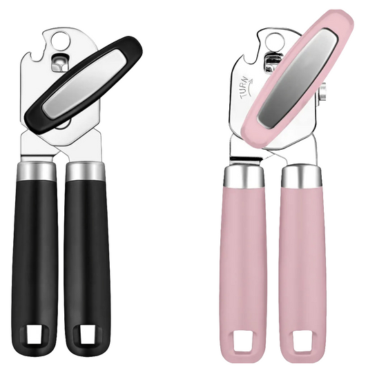 Can Opener,Professional 3-In-1 Multifunctional Manual Can Openers Bottle Opener,Kitchen Durable Stainless Steel Heavy Duty Can Opener Smooth Edge for Kitchen