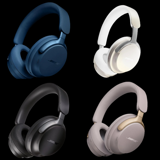 Bose Quiet Comfort Ultra Bluetooth Headphones, Wireless Headphones with Spatial Audio, Over Ear Noise Cancelling Headphones with Mic, Up To 24 Hours of Battery Life,