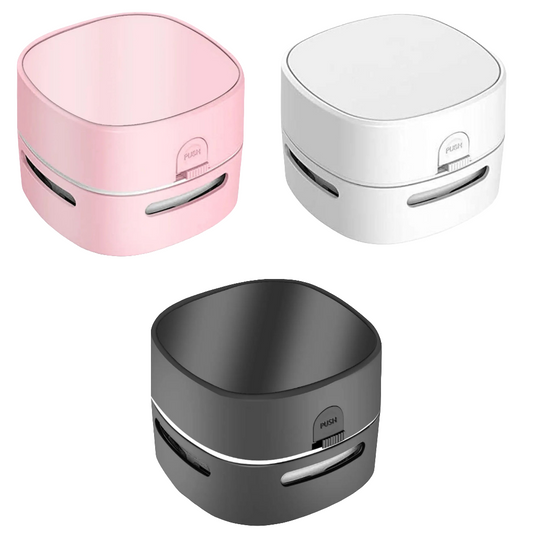Desktop Vacuum Cleaner, Mini Table dust Sweeper Energy Saving,High Endurance up to 400 mins,360º Rotatable Design for Keyboard/Home/School/Office (Charging)