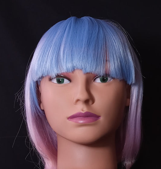 COCOMONEY WIG BOB LIGHT BLUE AND LIGHT PURPLE