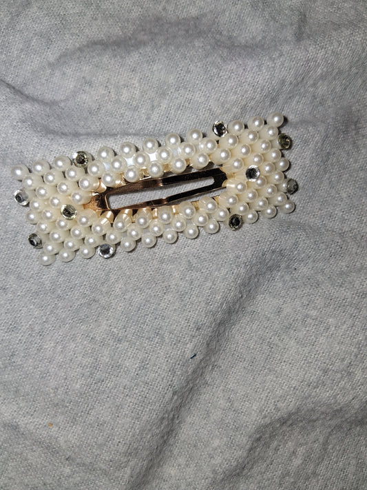 COCOMONEY HAIR CLIP 3INCH  with gemstones