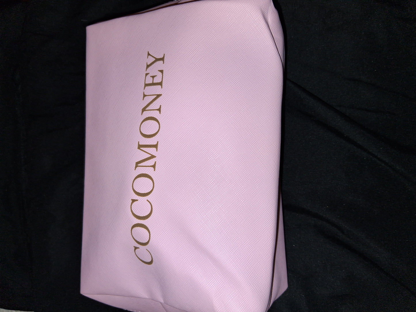 COCOMONEY MAKEUP LASHES COSMETIC BAG PINK