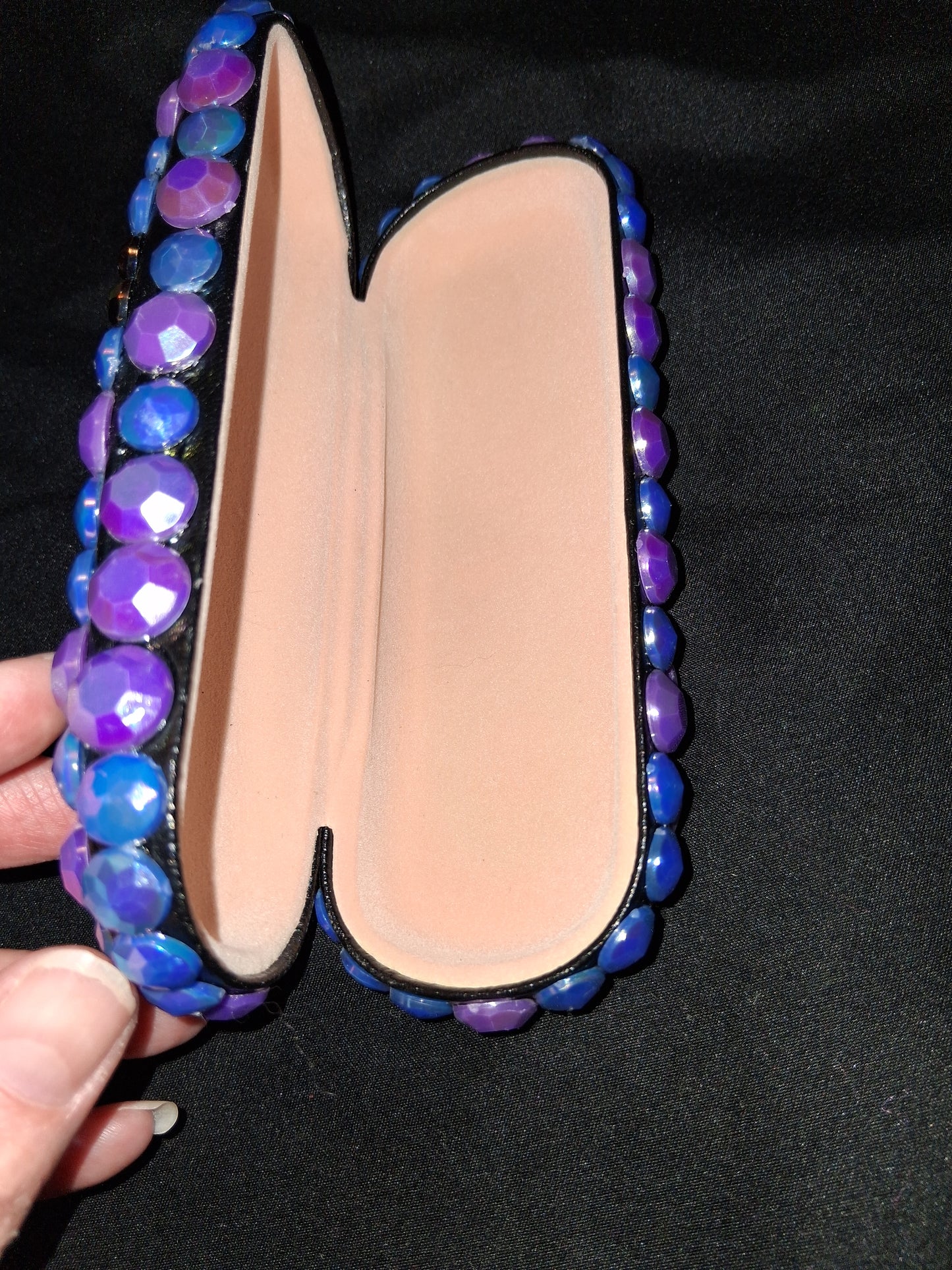 COCOMONEY Glasses Case Custom 1 OF A KIND PIECE GEMSTONES