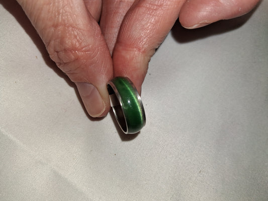Mens stainless steel ring size 8