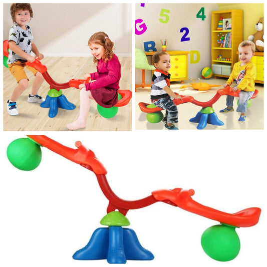 Costway Kids Seesaw 360 Degree Spinning Teeter Totter Bouncer Activity Sporting Play