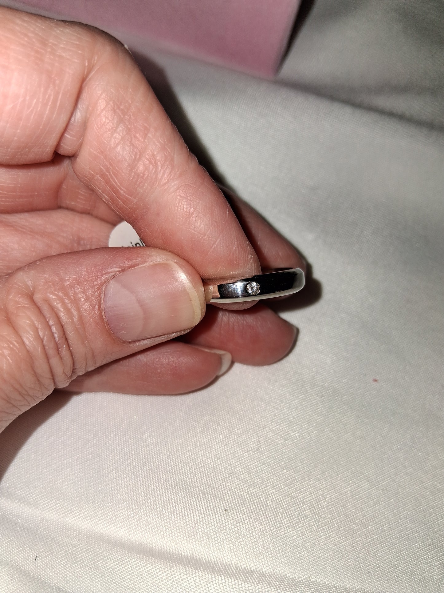 Mens stainless steel ring size 8