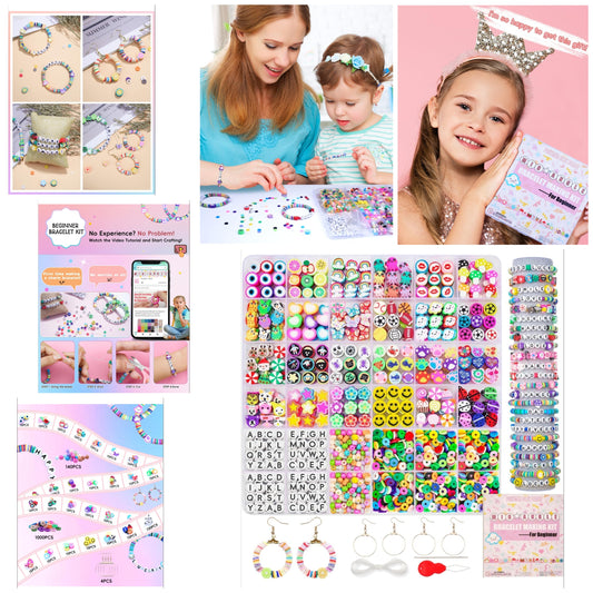 1170Pcs+ Craft Art Supply Kit for Toddlers Kids Craft Supplies & Materials Age 4 up All in One D.I.Y. Crafting School Supplies (Large)