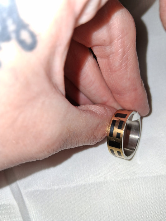 Mens stainless steel ring size 12