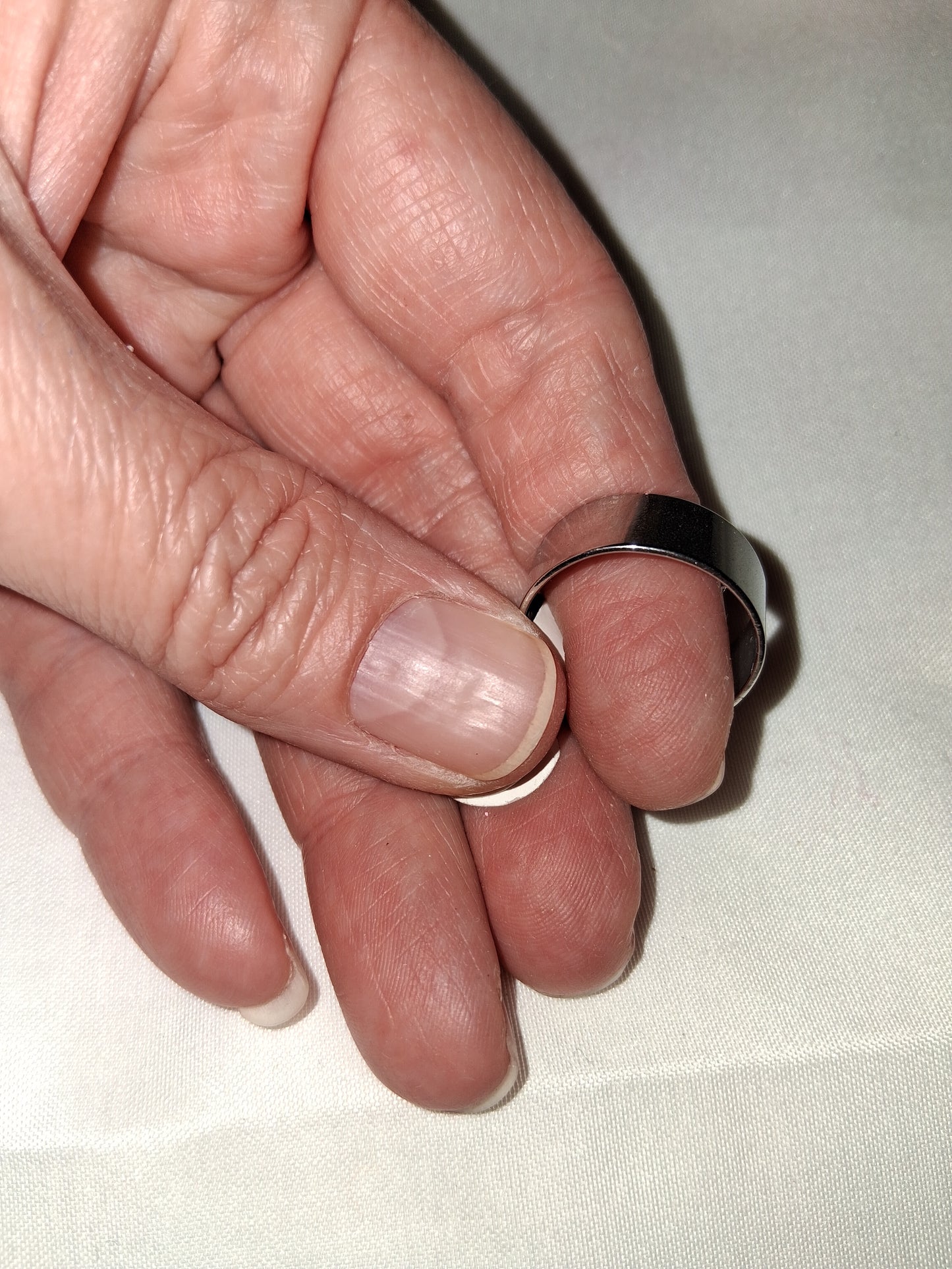 Mens stainless steel ring size 8