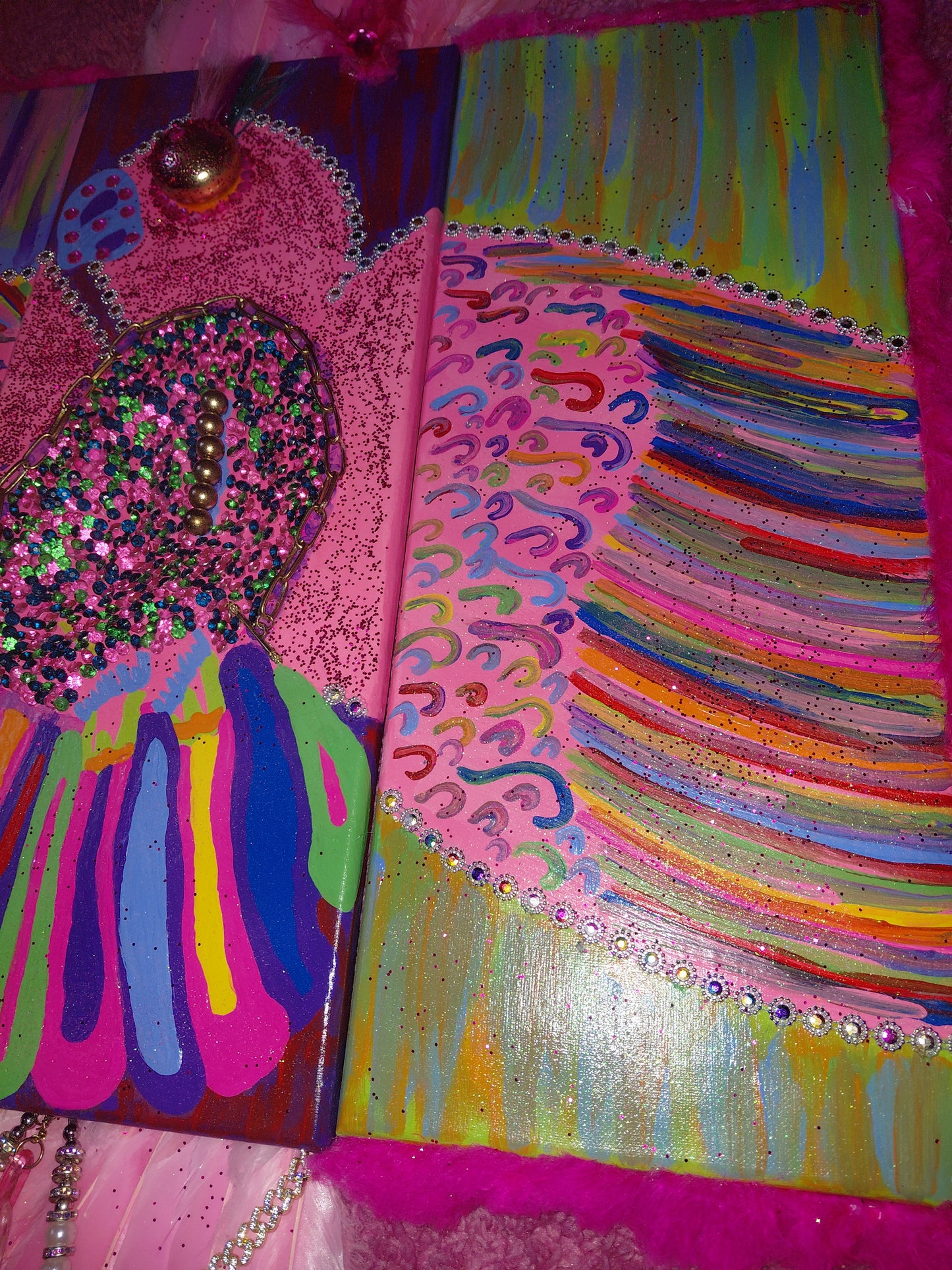FREE BIRD✅️ CUSTOM PAINTING BY COCOMONEY 1 OF A KIND PIECE. 60×24 Inches 3 piece 1 painting connects together and makes 1 stunning piece of art signed C$ COCOMONEY by me personally dated and signed on the back.
