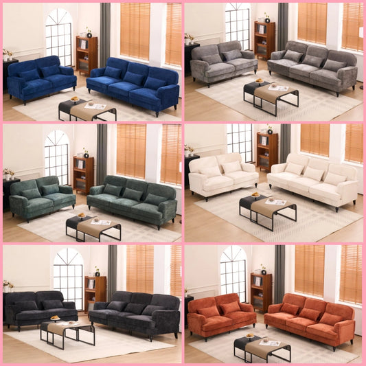 2-piece Sofa Living Room Set Entertainment Set