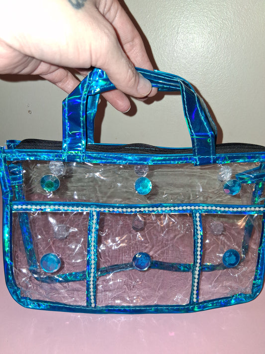 COCOMONEY ACCESSORY OR MAKEUP BAG 9HALF IN BY 6IN BY 2 IN custom 1 of a kind
