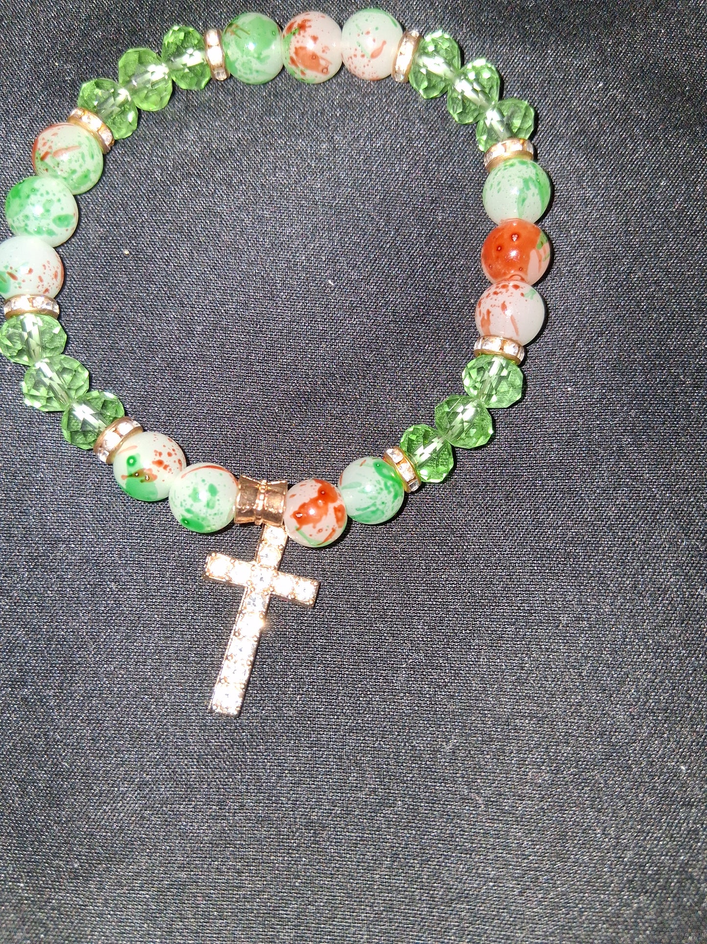 Beaded gemstone bracelet COCOMONEY costume jewelry