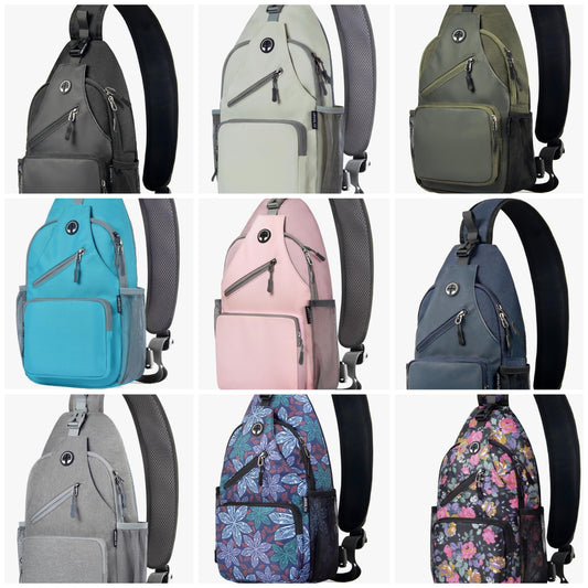 Multipurpose Cross body Shoulder Bag for Men and Women Chest Bag Travel Hiking Daypack