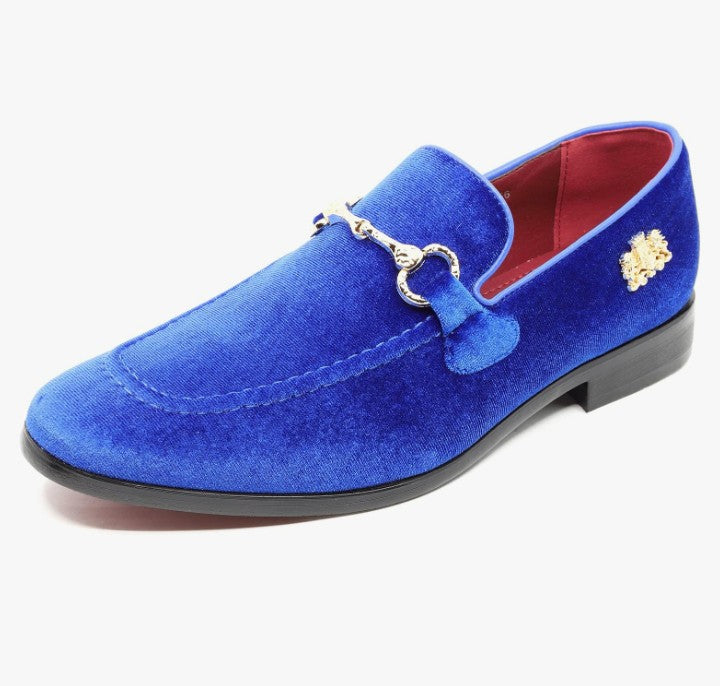 Men's Velvet Designer Classic Dress Tuxedo Smoking Slipper Loafers Slip On Shoes SM-56