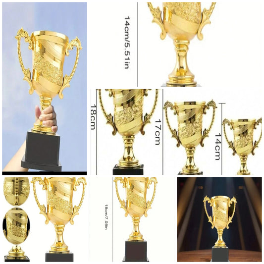 1pc Gold Trophy - Perfect For Sporting Events, Outdoor Events And Party Souvenirs party abs