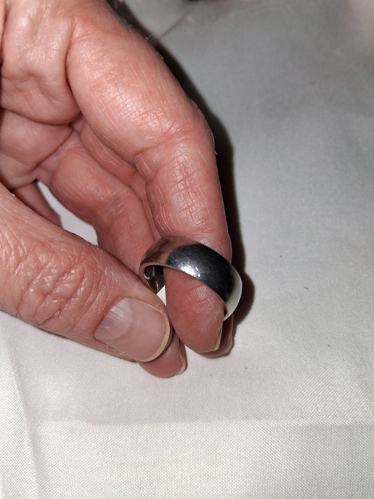 Mens stainless steel ring size 9