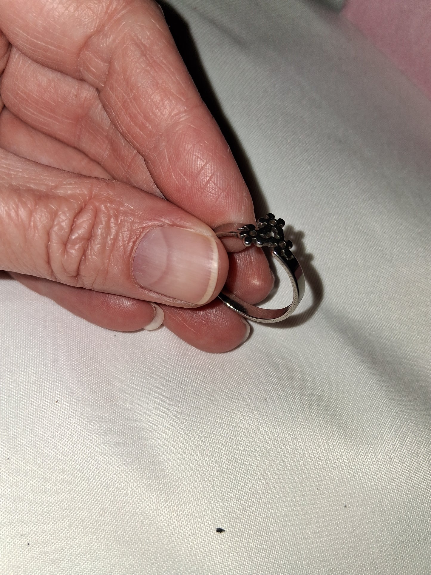 Unisex stainless steel ring size 10