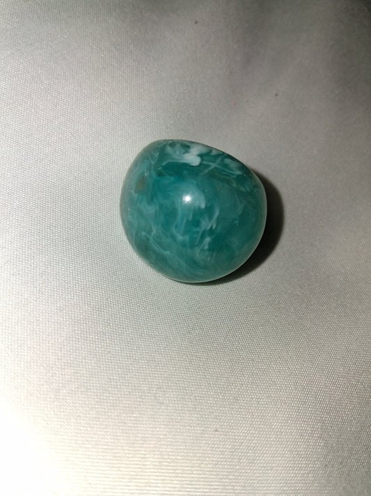 Green costume ring COCOMONEY resin