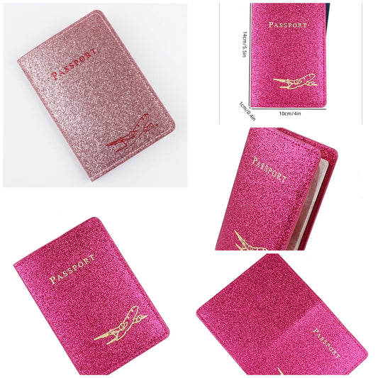 Fashionable Passport Holder With Letter Print For Travel Passport Cover Passport Case Passport Wallet Passport Bag for Holiday for Vacation Passport Pouch for Flight for Back to School for Men and Women Travel Essentials Travel Accessories COCOMONEY