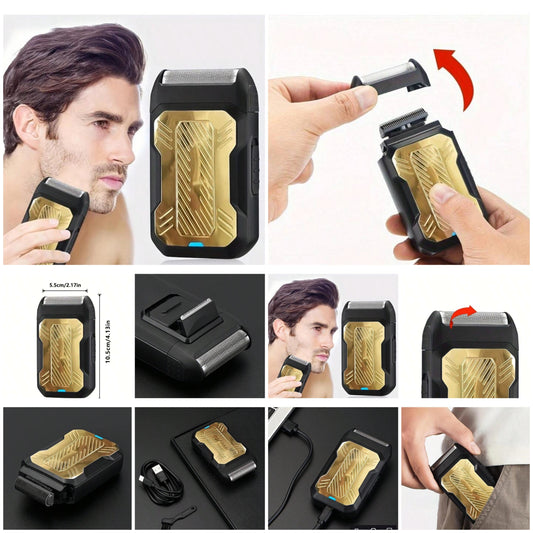 Electric Razor Shaver, Beard Trimmer Hair Trimmer Shaving Kit, Foil Shaver Barber Clipper For Men, Men's Grooming Kit, Holiday Gifts For Him