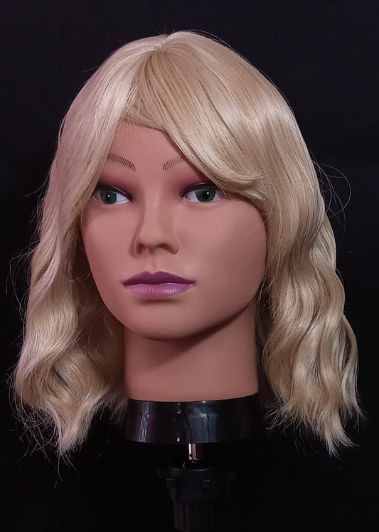 COCOMONEY WIG BLONDE WAVY SHOULDER LENGTH