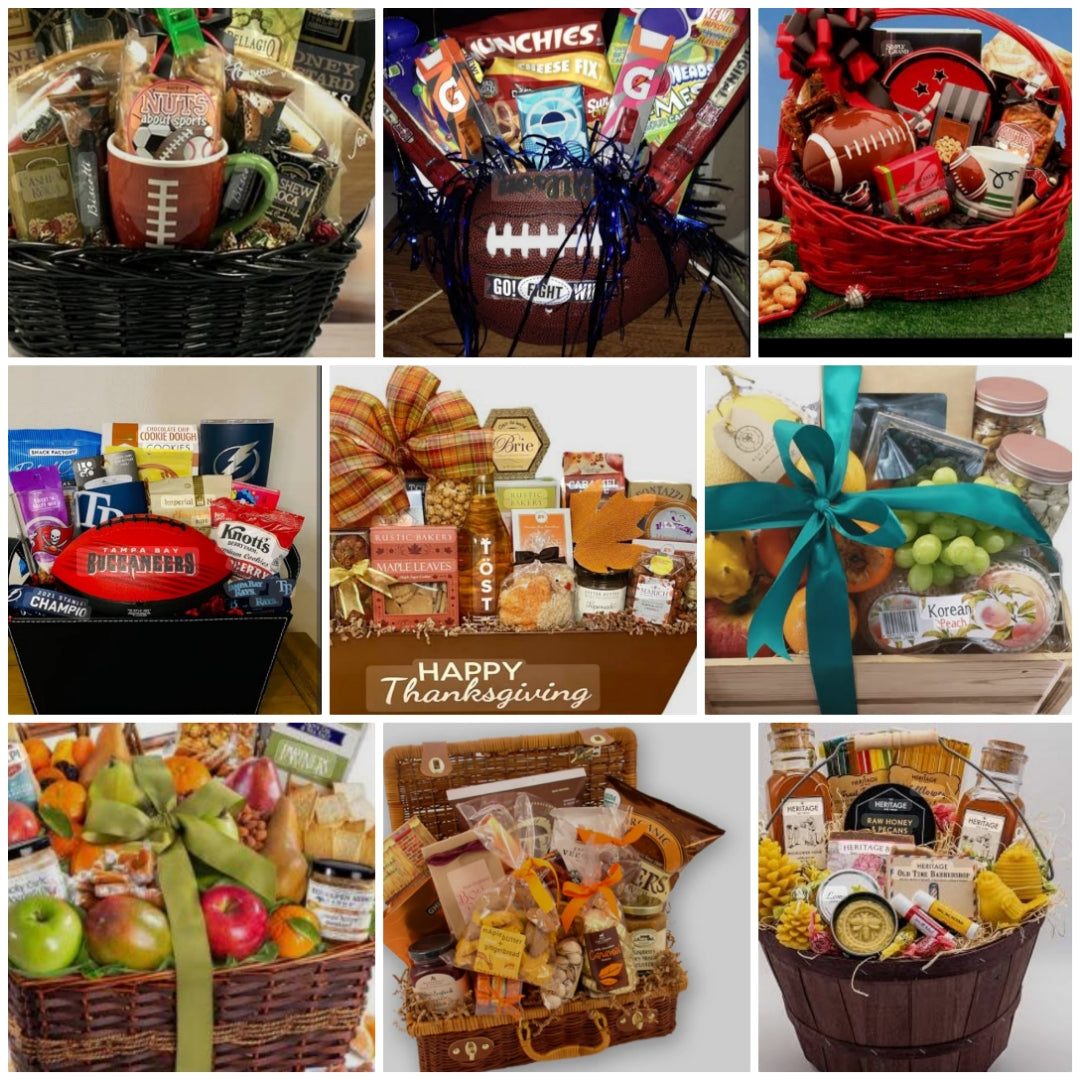 CUSTOM Makeup Gift baskets, Gift bags, Gift boxes, Gift buckets, Gift vases, and more