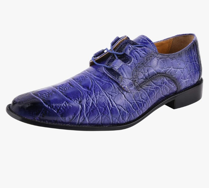 Mens Oxford Dress Shoes Purple