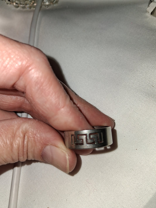 Mens stainless steel ring size 10