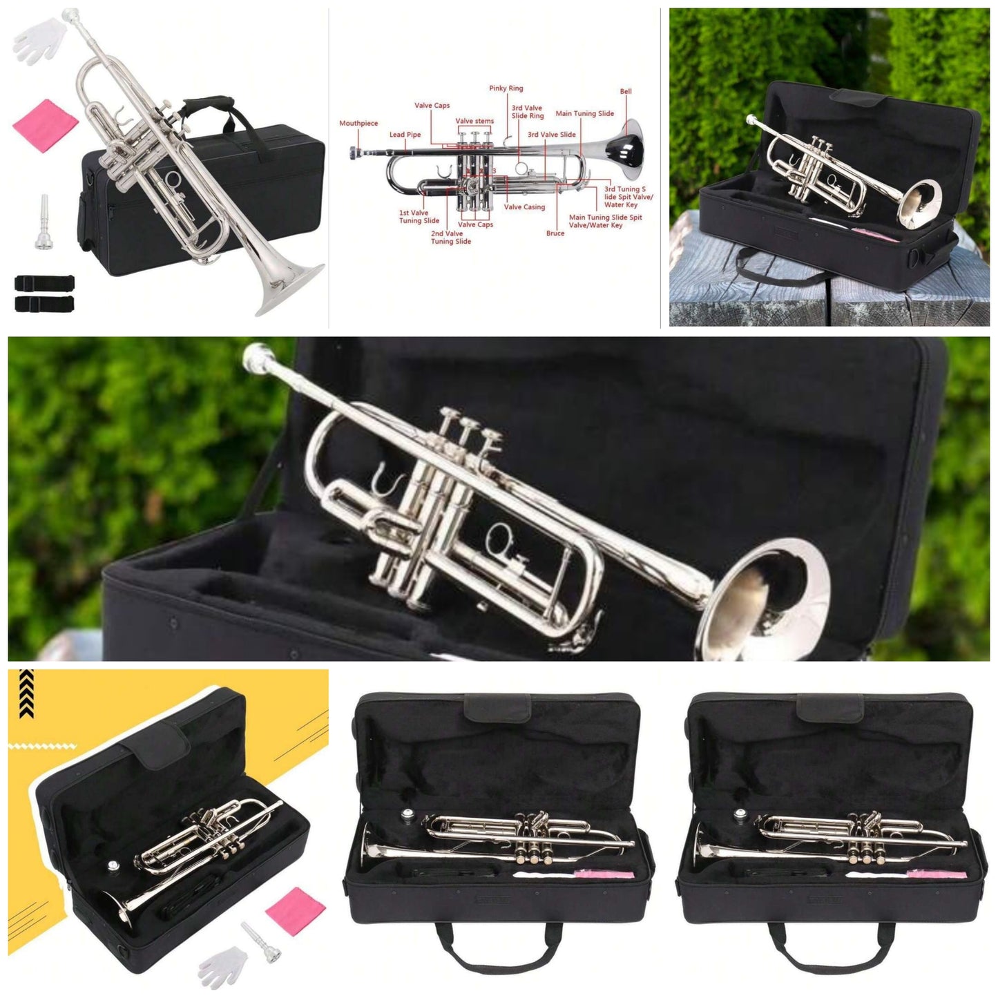 Small W/ Crisp Sound, Rich Timbre, Novel Quality Trumpet