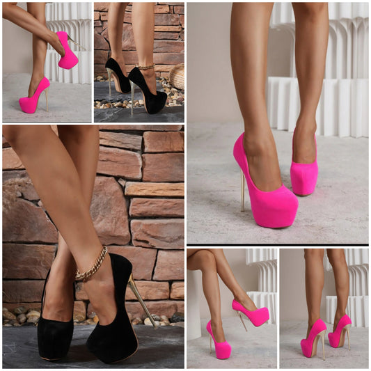 16cm Sexy High Heel Shoes For Women, Nightclub Party Heels, Suitable For Stage