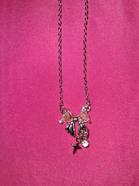 COCOMONEY NECKLACE METAL AND STONES