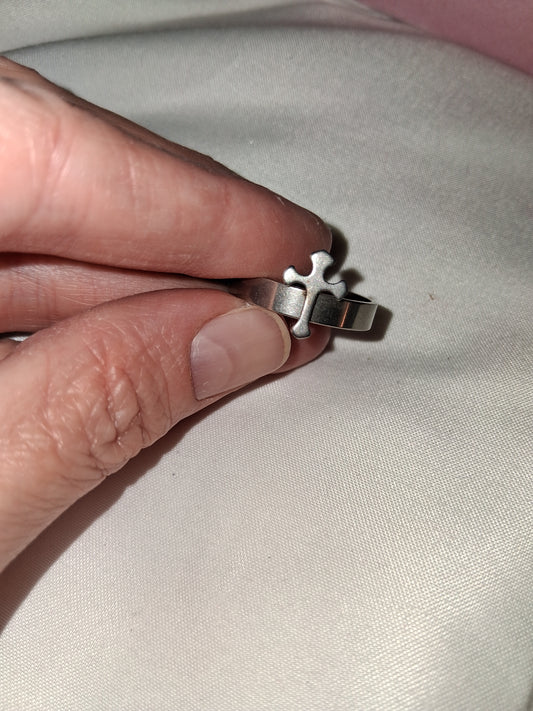 Stainless steel men's ring size 10