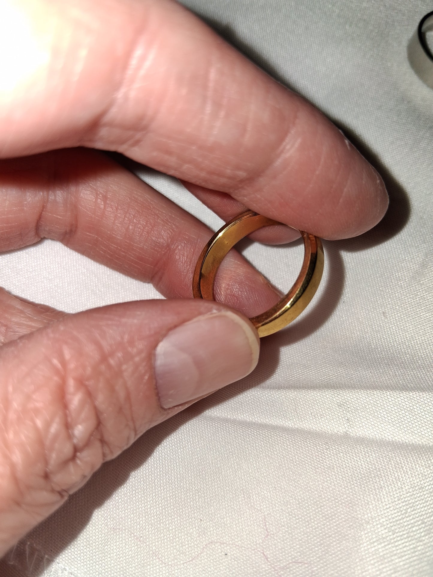 Unisex stainless steel ring size 8
