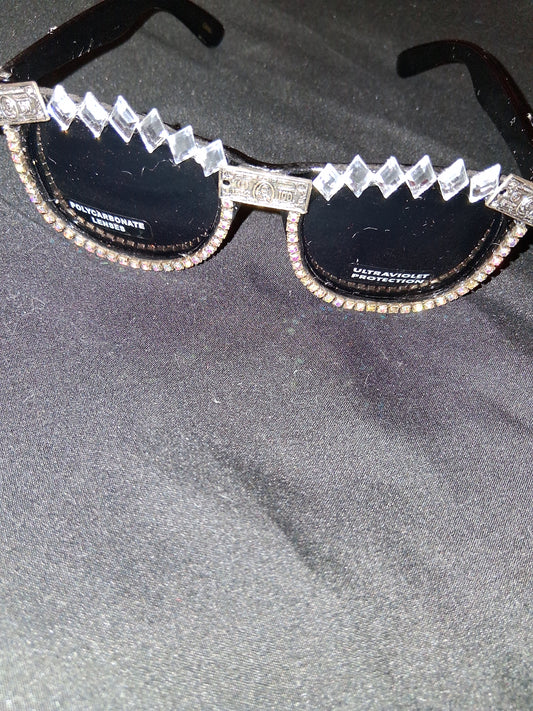 COCOMONEY GLASSES 1 OF A KIND CUSTOM SUN GLASSES PLASTIC 🕶 comes with free gifts 🎁